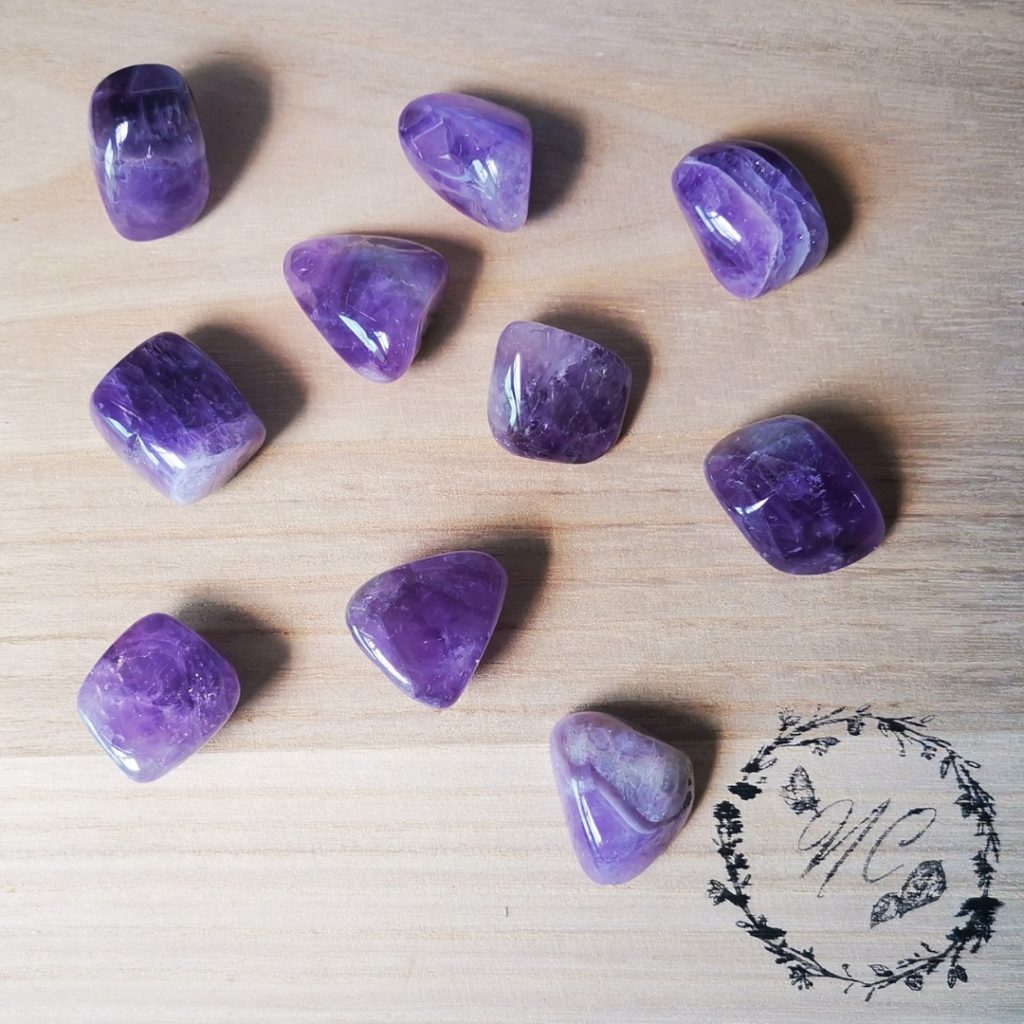 amethyst tumble stones sg